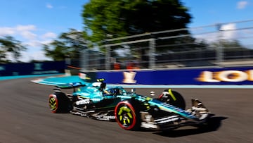 Fernando Alonso (Aston Martin AMR25). Miami, Estados Unidos. F1 2025.