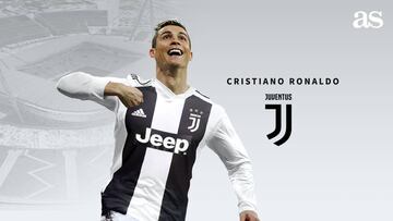 Cristiano Ronaldo, con la camiseta de la Juventus.