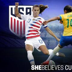 Estados Unidos vs Brasil en vivo: She Believes Cup