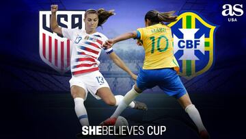 Sigue la previa y el minuto a minuto del encuentro de USA vs Brasil, tercer partido de la She Believes Cup desde Tampa Bay en punto de las 20:00, TE.