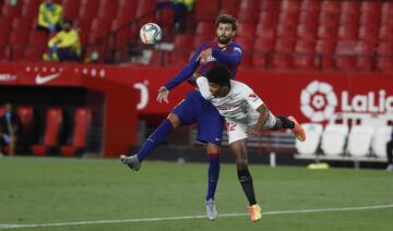 Gerard Piqué y Jules Koundé.