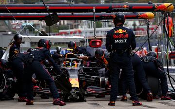 Las im¨¢genes de la 100? victoria de Hamilton en la F1