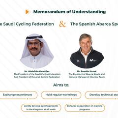 La Federación Saudí y el Movistar firman un acuerdo de colaboración