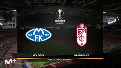 Resumen y goles del Molde vs. Granada de Europa League