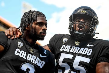 Shedeur Sanders #2 of the Colorado Buffaloes 