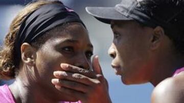 <b>VICTORIA.</b> Venus y Serena Williams lograron la victoria en el US Open.