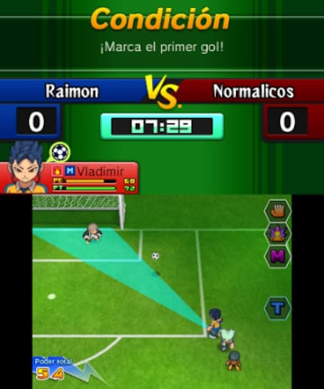 Captura de pantalla - Inazuma Eleven GO Chrono Stones: Llamarada (3DS)