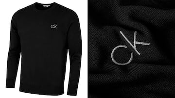 Jersey negro Calvin Klein para hombre.