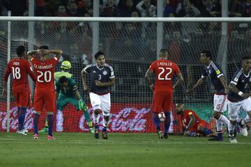 Chile - Paraguay, en imágenes