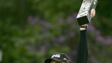 <b>HISTÓRICO.</b> Jiménez logró un triunfo que quedará en la memoria de los aficionados al golf.