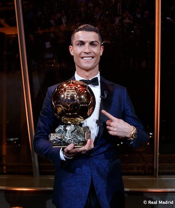 Así fue la gala de entrega del Balón de Oro 2017 a Cristiano