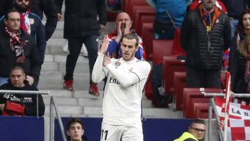 El feo gesto de Bale en el Metropolitano.
