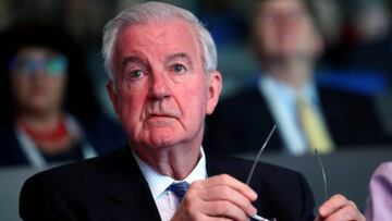 El presidente de la Agendia Mundial Antidopaje (AMA) Craig Reedie.