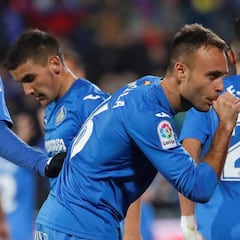 Resumen y gol del Getafe-Málaga de la Liga Santander