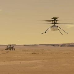 NASA finds a damaged helicopter in the Mars desert