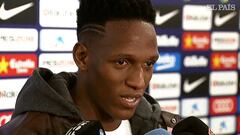 Yerry Mina: "Tenía mucha fe de que iba a marcar, pero no se dio"