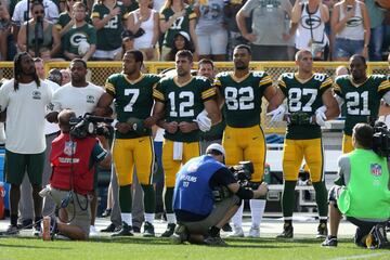 Así protestaron los jugadores de la NFL: los momentos más impactantes