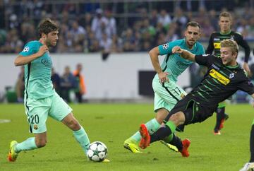 Sergi Roberto con el Barcelona.