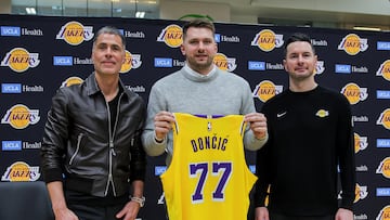 The 25-year-old Slovenian hit the headlines recently with his surprise move from the Mavericks to the Lakers.