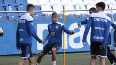 22/10/2020 ENTRENAMIENTO DEPORTIVO DE LA CORU&Atilde;A, RIAZOR.  GANDOY