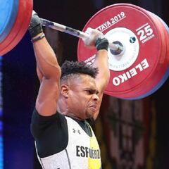 Francisco Mosquera, subcampeón mundial de envión