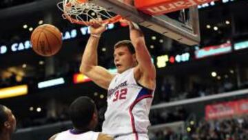 <b>IMPRESIONANTE. </b>Así machacó Blake Griffin el aro de Miami Heat.