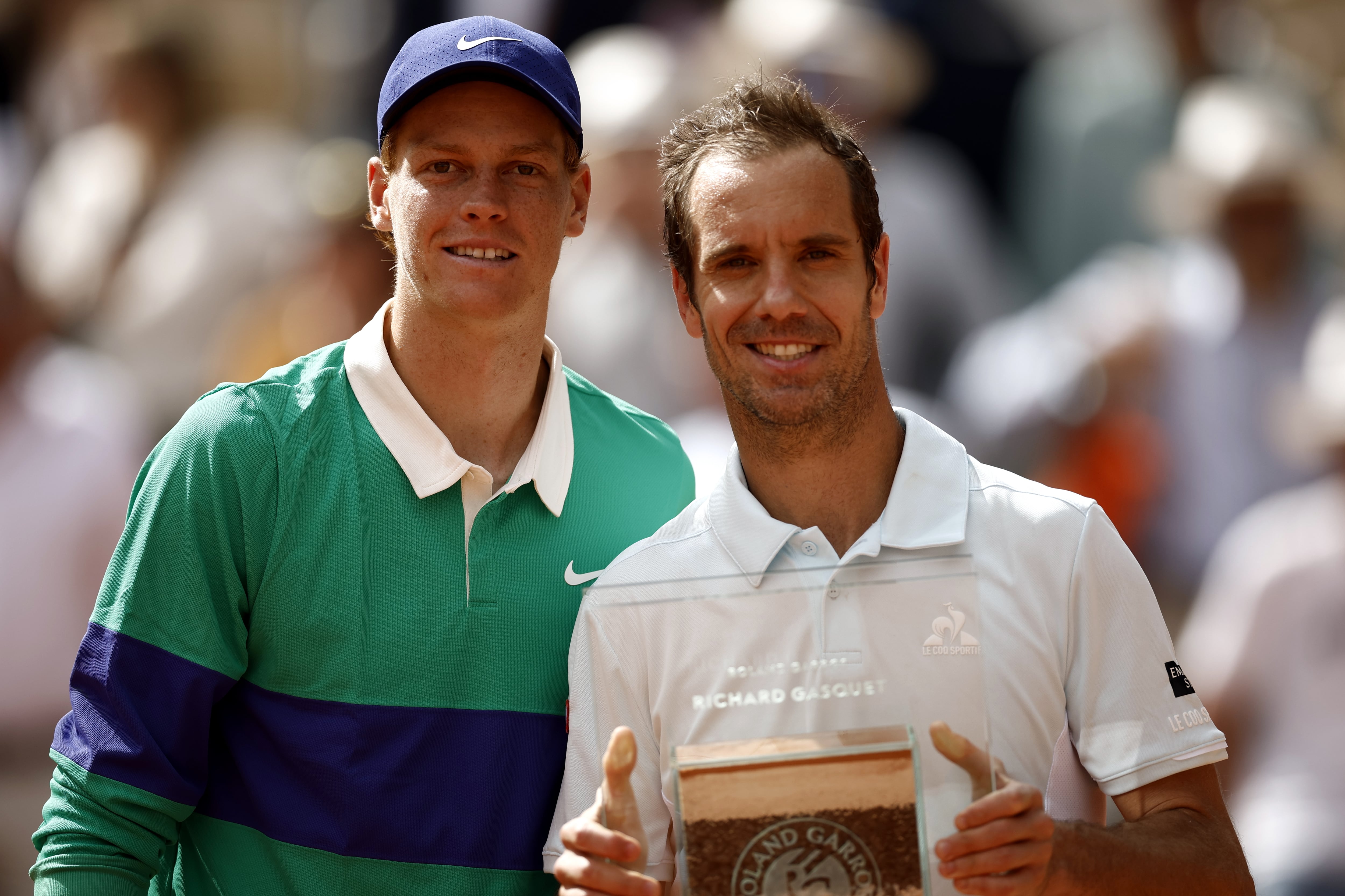 Sinner anticipa la emotiva despedida de Richard Gasquet
