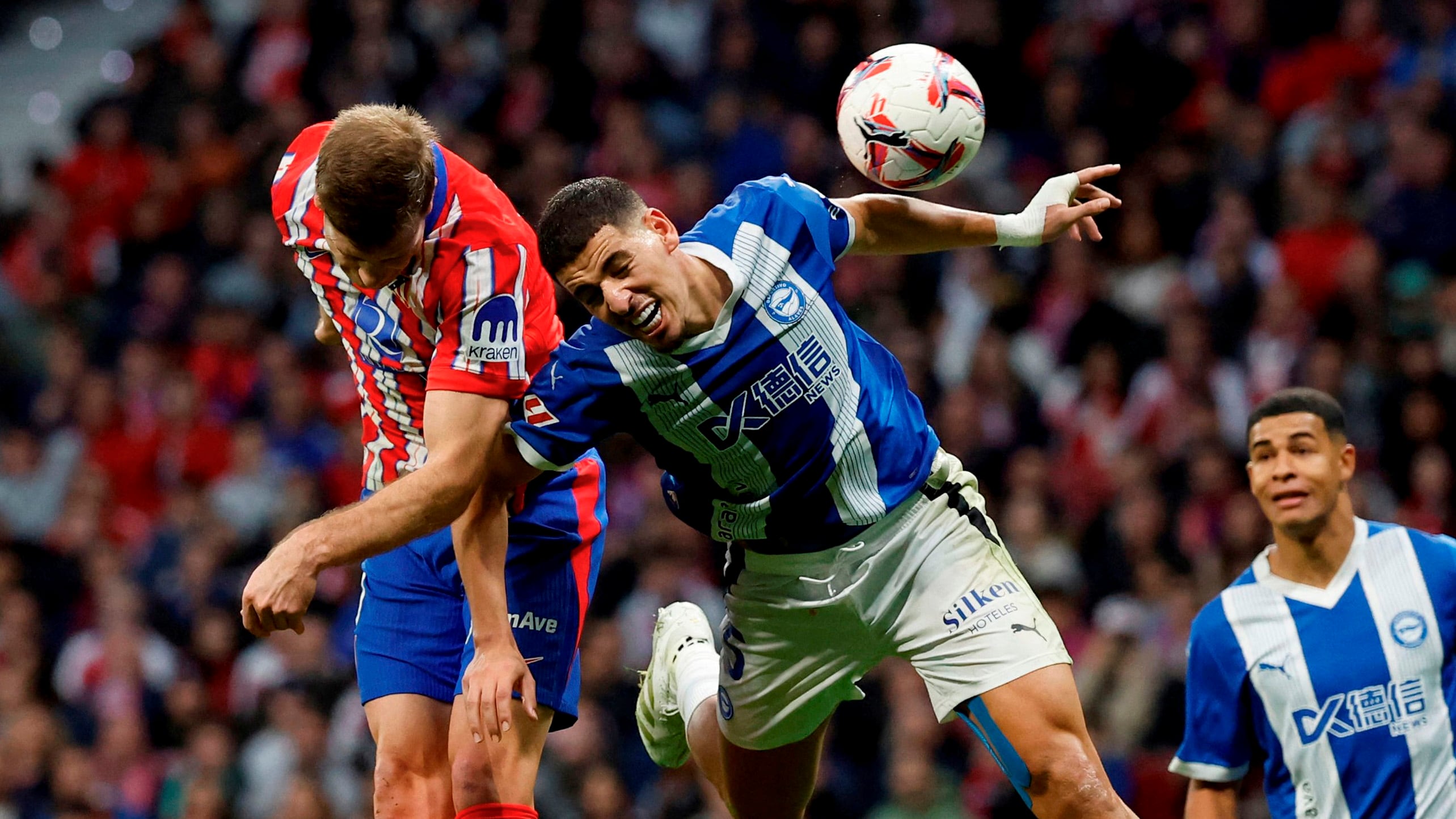 Atlético de Madrid-Alavés: Los goles y las manos en imágenes