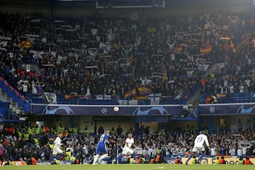 Aficionados del Real Madrid.