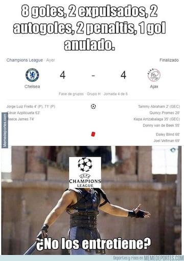 Los mejores memes de la jornada de Champions: Rodrygo protagonista absoluto