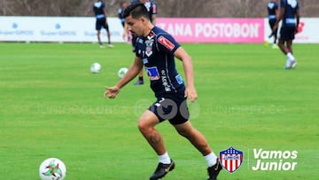 Sherman C&aacute;rdenas regresa a pr&aacute;cticas con el Junior 