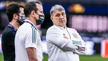 El Tri de Martino se familiariza con el Allegiant Stadium antes de la final de Copa Oro