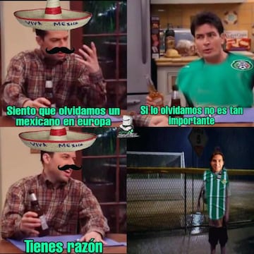 Los memes aplauden a los mexicanos que brillaron en Champions y Europa League