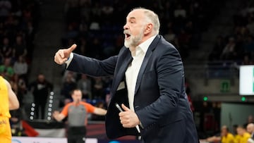 Pablo Laso este pasado domingo.