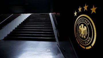 MUNICH, GERMANY - JUNE 07: A general view inside the tunnel area is seen prior to the UEFA Nations League League A Group 3 match between Germany and England at Allianz Arena on June 07, 2022 in Munich, Germany. (Photo by Eddie Keogh - The FA/The FA via Getty Images)