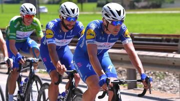 Fernando Gaviria lleg&oacute; segundo en la etapa 8 de la Vuelta a Suiza 