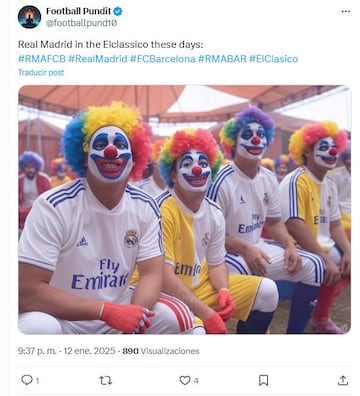 Los memes se ceban con la derrota del Real Madrid