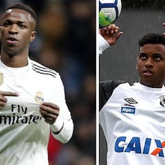 Vinicius y Rodrygo, en el Top-10 de los mejores Sub-20 del mundo