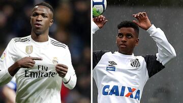 Vinicius y Rodrygo, en el Top-10 de los mejores Sub-20 del mundo