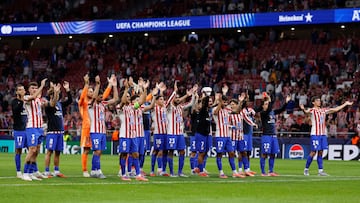 Atlético, contra el Eintracht.