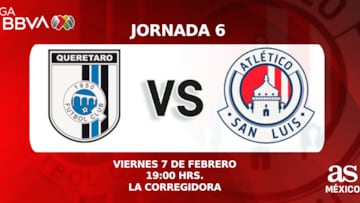 Querétaro (1-0) Atlético de San Luis: Resumen del partido