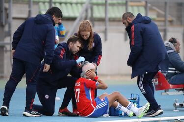 Sufrió un corte en la cabeza, siguió jugando y destacó en la Roja: “Siempre ha sido una guerrera”
