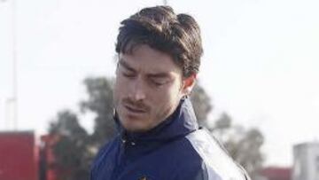 Riera se ejercita en solitario por una pubalgia, pero podrá jugar en Riazor