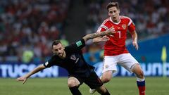 Marcelo Brozovic, clave en la victoria de Croacia.