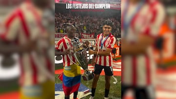 Fotos, baile y hasta cerveza en su festejo.