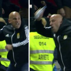 El tremebundo enfado del entrenador del Oviedo que hizo alucinar a Vallecas