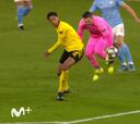 El gol anulado por falta a Ederson en el Manchester City vs Borussia Dortmund
