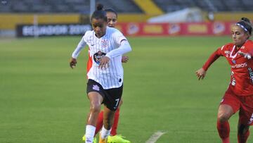 Corinthians vs América de Cali por la Copa Libertadores Femenina.