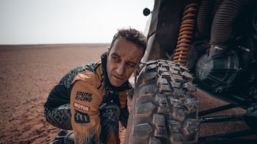 Gerard Farrés durante el Dakar.