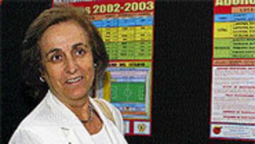 <B>CONFIANZA</b>. Teresa Rivero espera una reacción del Rayo.